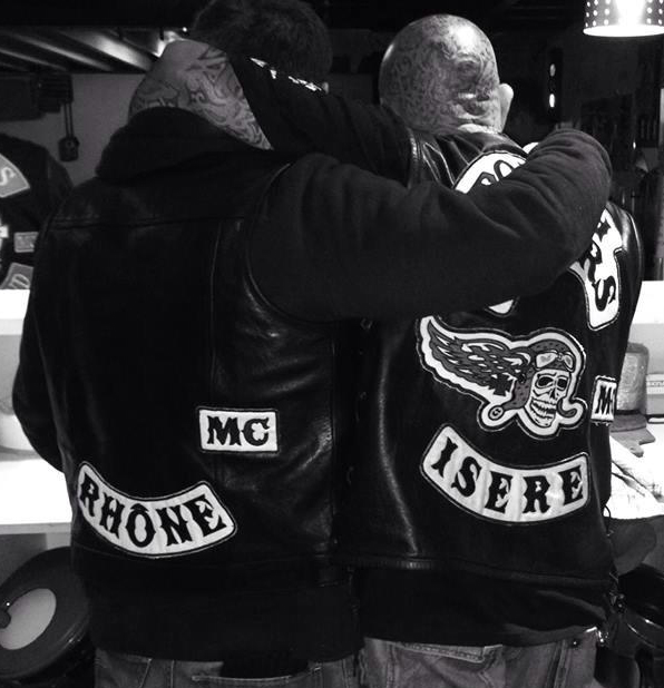 Ride In Peace HANGAROUND CHAPTER ROUGH RIDERS MC RHONE à Lyon.