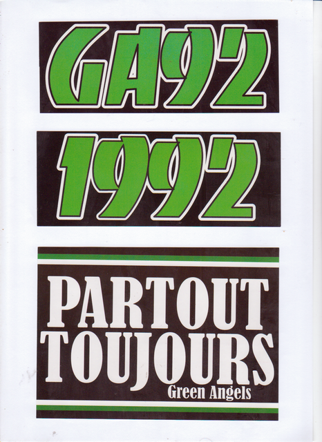AS Saint-Étienne - 19 - MAGIC FANS / EN VERT ET CONTRE TOUS – Ultras Schal