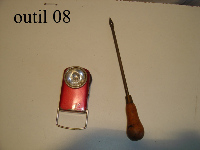 Lot D'outils De Cordonnier/bourrelier - 5 Pièces En Métal Et Bois, Occasion