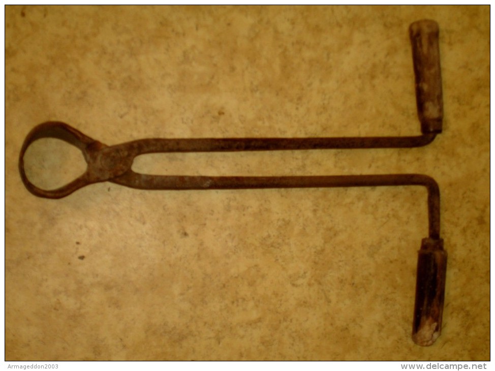 Ancien Coupe-betterave XIXe Siècle – Outil En Fer Forgé, Art Populaire (occasion, N.1)