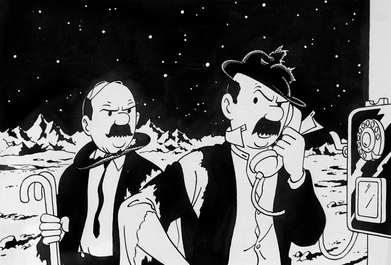 Les Aventures de Tintin :: Dessin inédit