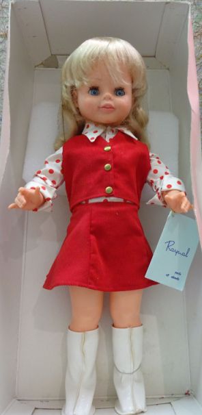 BELLE POUPEE RAYNAL Ancienne 67 Cm Francoise A Fossettes EUR 145,00