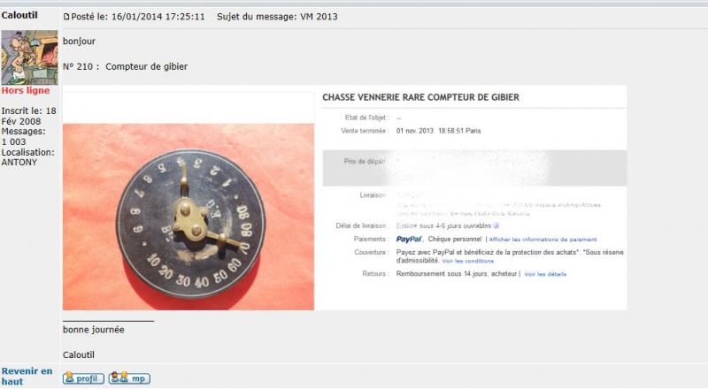 Ancien Compteur En Bois - Chasse Ou Gibier ? - Vintage Décoratif