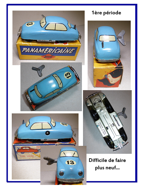 VINTAGE JOUET ANCIEN En Tôle, Circuit Panaméricaine Jouef An