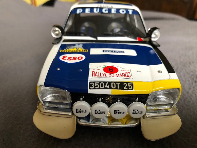 Peugeot 504 #6 Nicolas Rally Du Maroc 1976 1/18 ixo - UK
