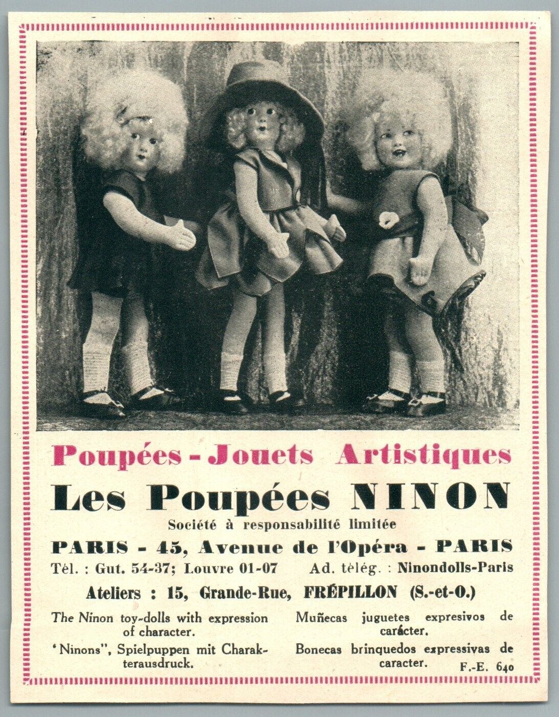 Par Amour Des Poupees