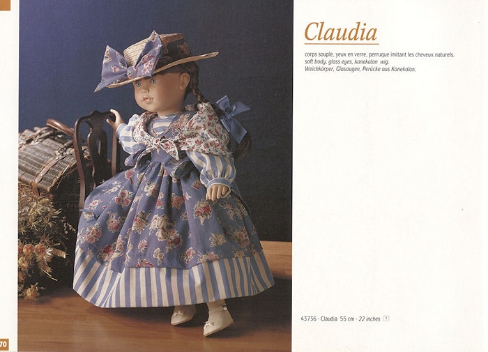 POUPÉE COROLLE DE COLLECTION Cynthia Signée Numérotée 75 CM 1995 EUR