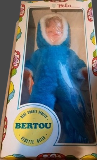 Poupée Bella Bertou 56cm De 1979 Avec Sa Tenue D'origine