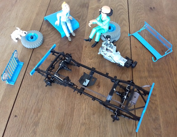 TINTIN LA JEEP d’Objectif Lune au 1/8 n°51 Hachette 2024 État neuf sous
