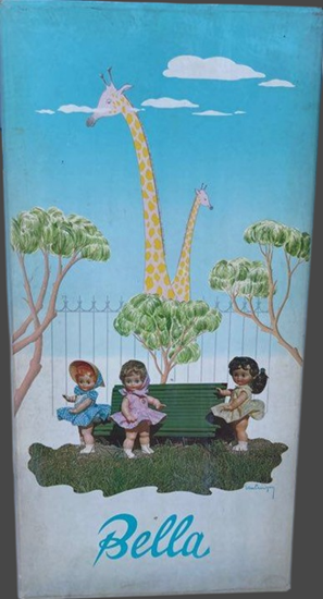 PAR AMOUR DES POUPEES : CLARA, 50 cm, 1968, BELLA