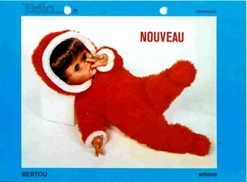 PAR AMOUR DES POUPEES : BERTOU, 56 CM, 1972, BELLA