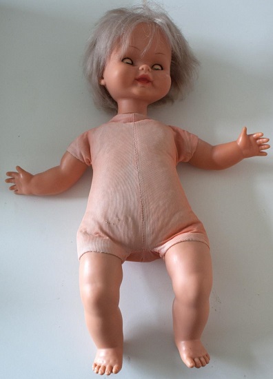 Poupée Bella Yvan 40 Cm - Habillée D'Origine, Années 1976-1977, Bon État