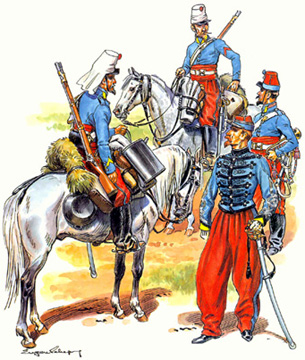 Palouse Wargaming Journal: French Chasseurs d'Afrique - 1859