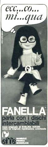 Fanella PAR AMOUR DES POUPEES : FANELLA, DIVERSES TAILLES, ANNÉES 1970, FRANCA