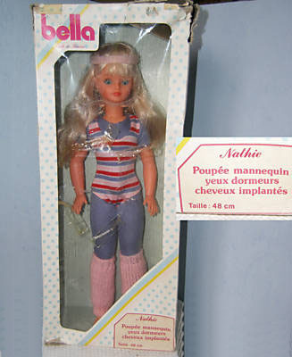 Tenue Vintage Pour Poupée Nathie Ou Cathie Bella - Année 1983