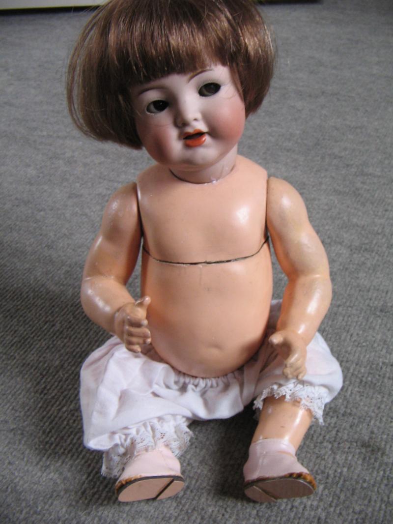 Ancienne Poupée Simon & Halbig 126 - Kammer & Reinhardt - Yeux Riboulants - 48 Cm