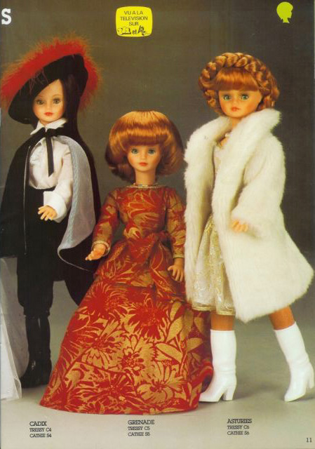 Poupée Vintage COKY Bella 1967, 20cm, Avec Robe Catalogue Et Culotte D'origine