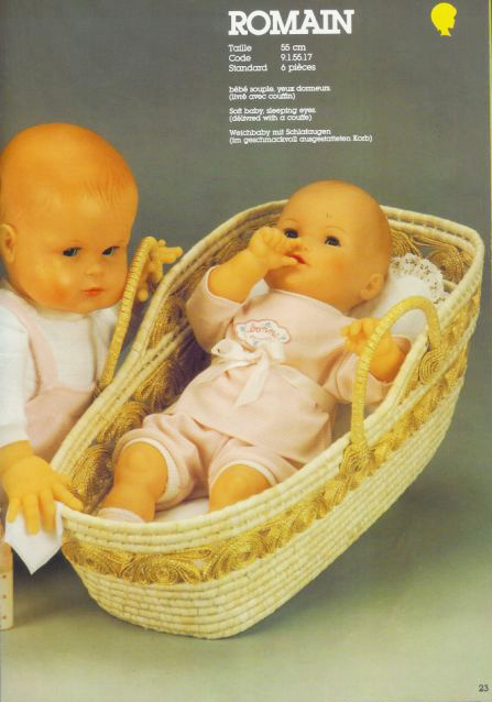 Poupée COKY Bella, 1967 avec robe du catalogue et culotte