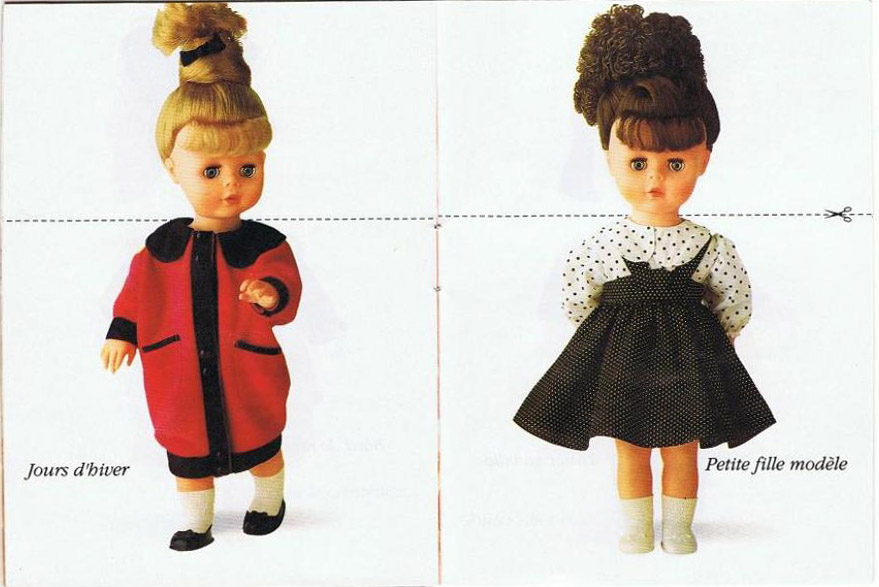 Lot De Deux Poupées Tinnie Raynal Vintage – Poupées De Mode Et Personnage