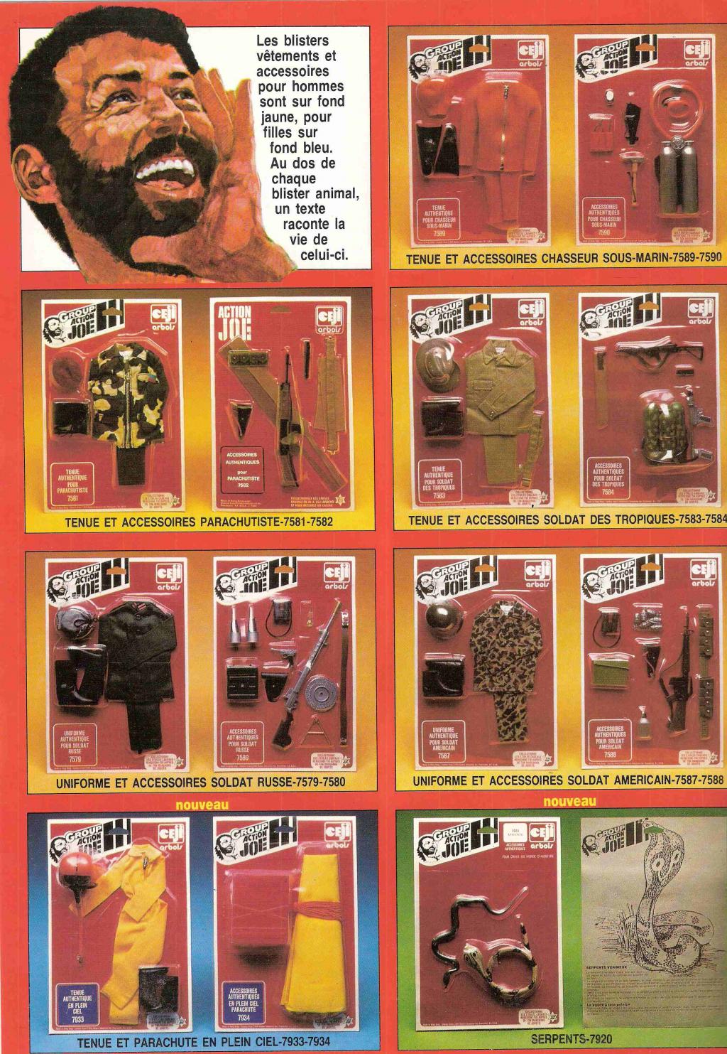 LES COSTUMES ET PANOPLIES POUR ACTION JOE