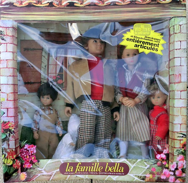 Poupée Vintage "La Famille Bella" - Années 1930 à 1980 - Occasion