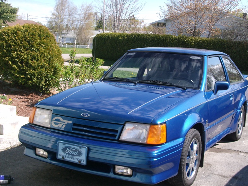 1987 Ford escort gt mpg #5