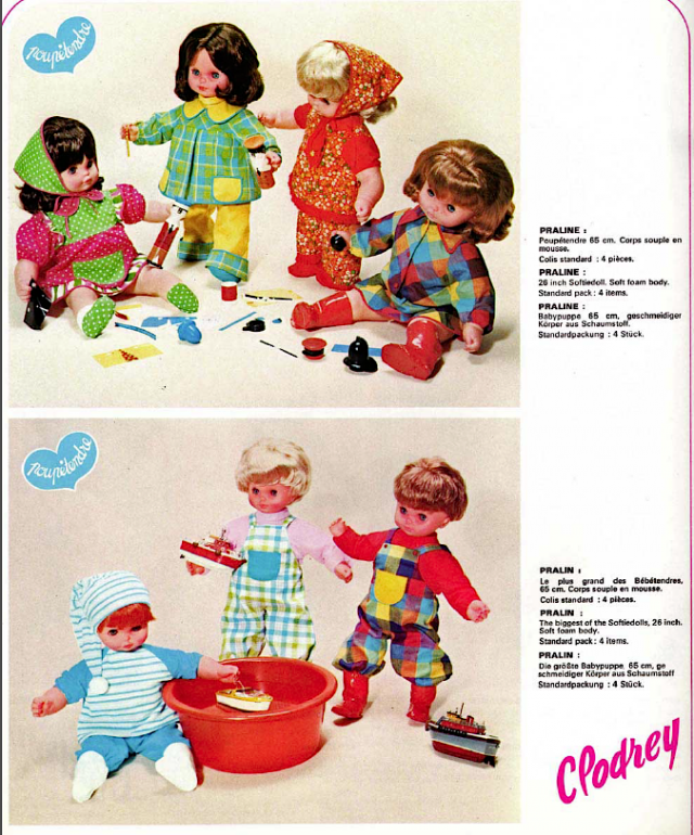 PAR AMOUR DES POUPEES :: TONY, 40 cm, 1971-72, CLODREY