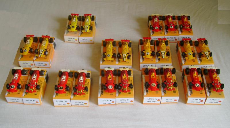 Jouef 3562 - Lotus F1 Jaune Citron N°40 Châssis Rouge