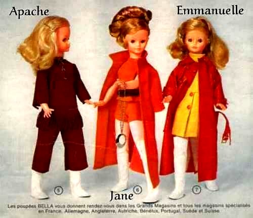 Les Poupees D'autrefois - LA MONGIE TENUE POUR CATHIE DE 1972 EN