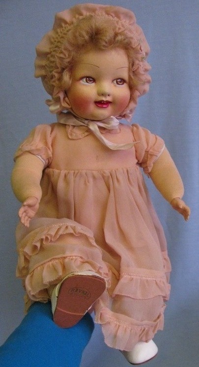 Les Poupees D'autrefois - SUPERBE BEBE RAYNAL CHRISTIANE DE 1959 EN PARFAIT ETAT NEUF EN PVC
