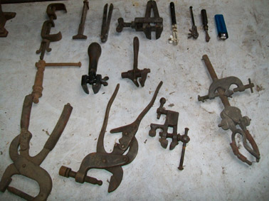 Ancien Petit étau Horloger/bijoutier - En Acier, 1 Pièce - Occasion, France