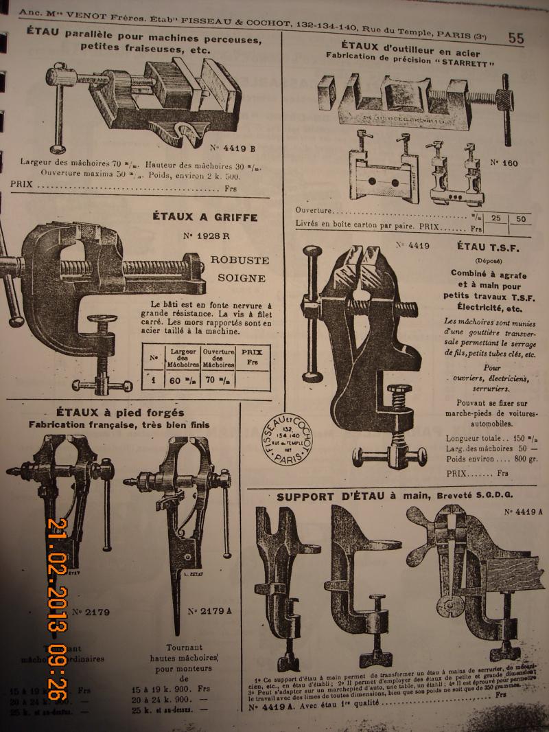 ANCIEN ÉTAU DE Serrage Avec Eclume bijoutier horloger Armurier Objet